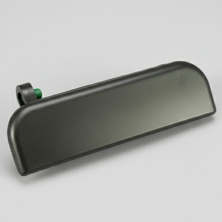 Black car exterior mirror cover on a yellow background