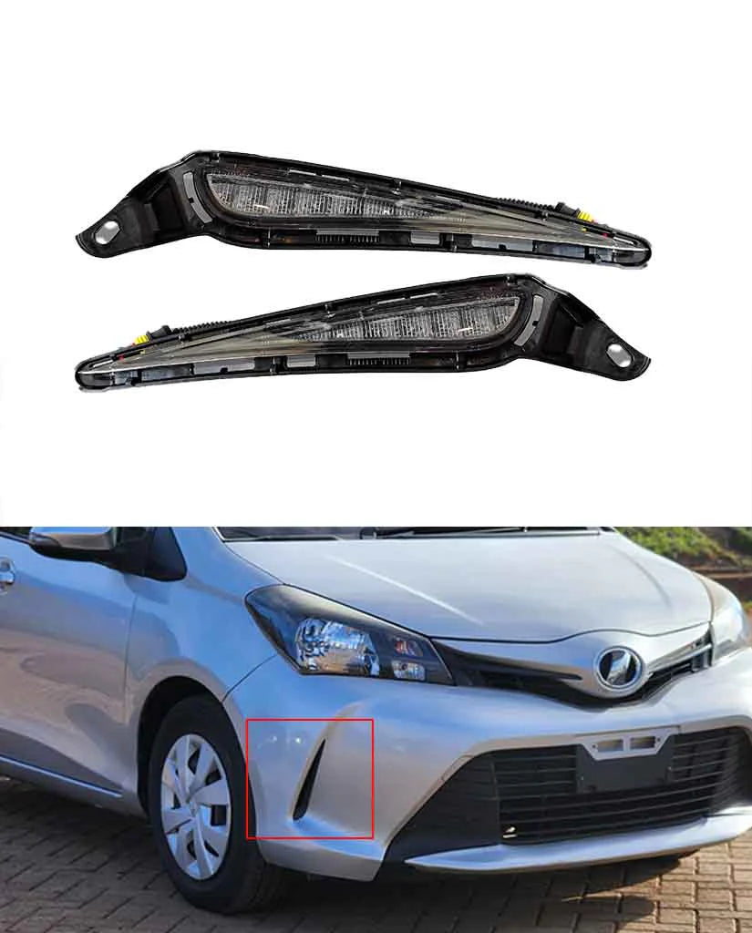 Toyota Vitz Spider Bumper Cover-Fog Lamp Cover 2015-2018 Set