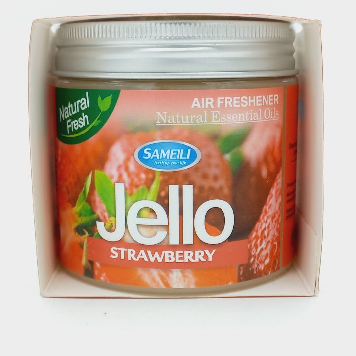 Jello Air Freshener Gel-Car Fragrance Gel For Car Desire Perfume Gel (Strawberry)