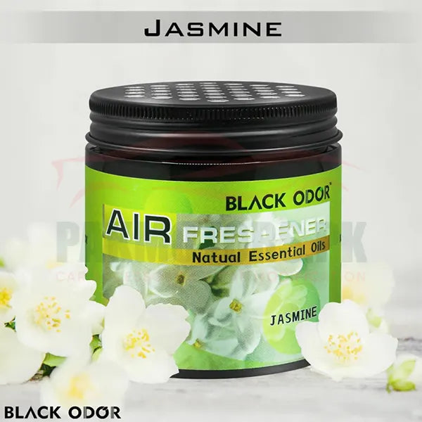 Air freshener with jasmine scent on a white background