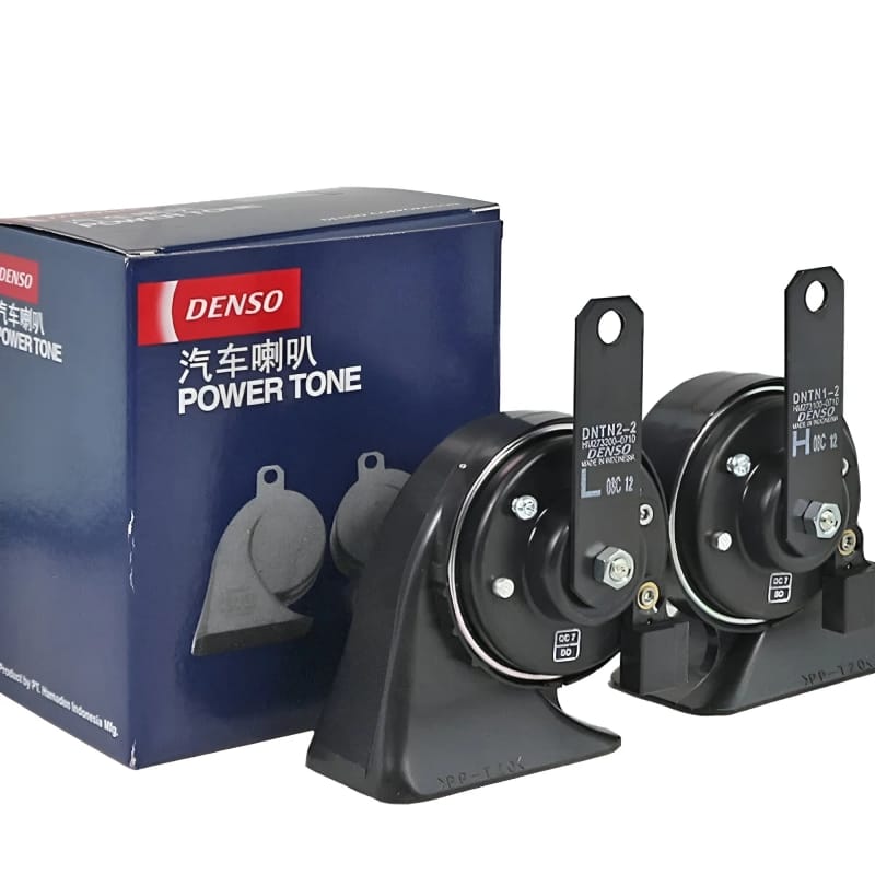 Denso Electric Horn Power Tone /Safety Horn/Super Sports Horn Bike & Car 12V (Set)