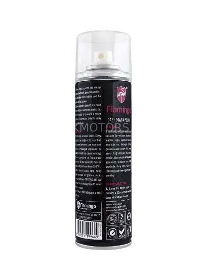 Flamingo Multi Purpose Polish for Dash Board and Enhances Shine Etc 450 ml