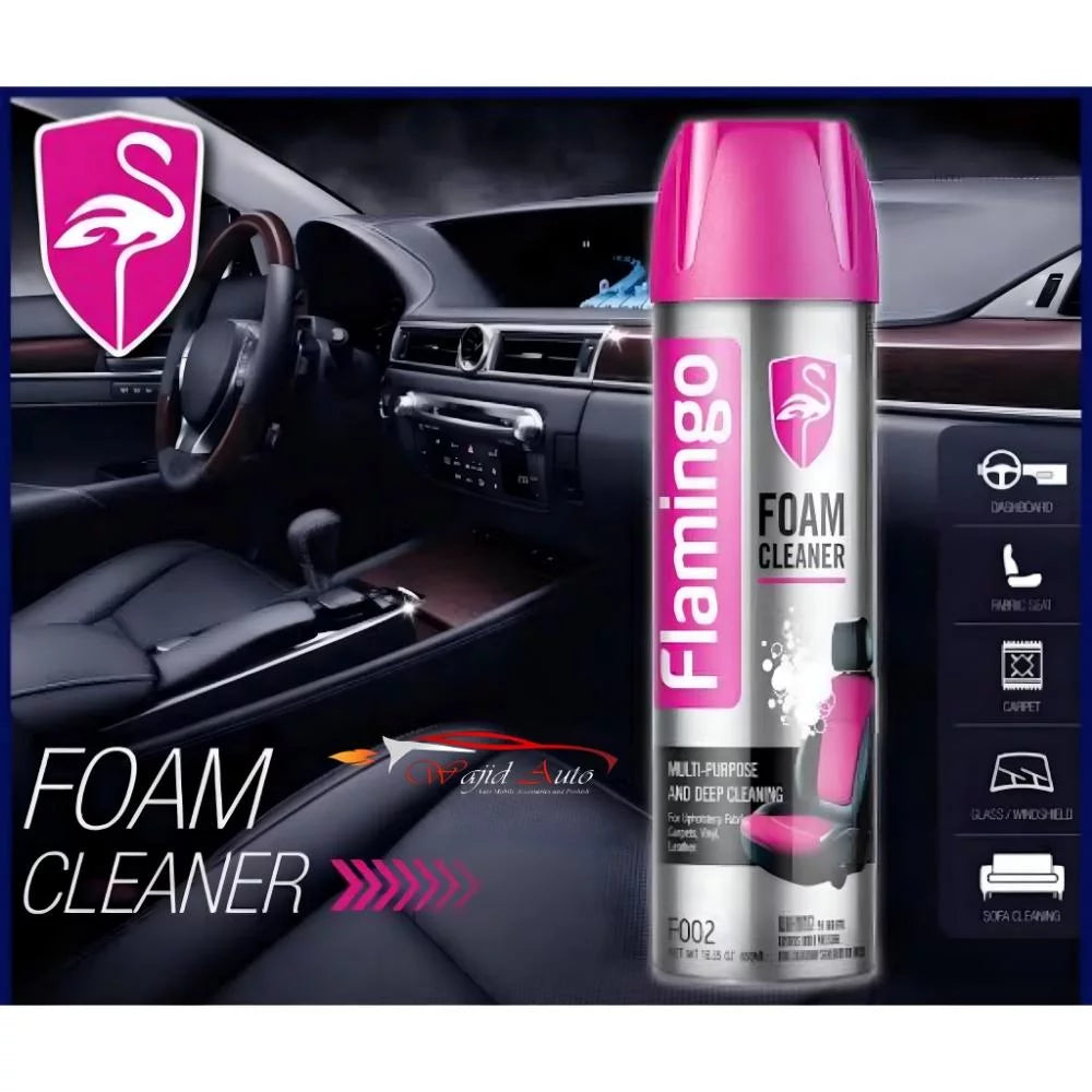 Flamingo Multi Purpose Polish for Dash Board and Enhances Shine Etc 450 ml