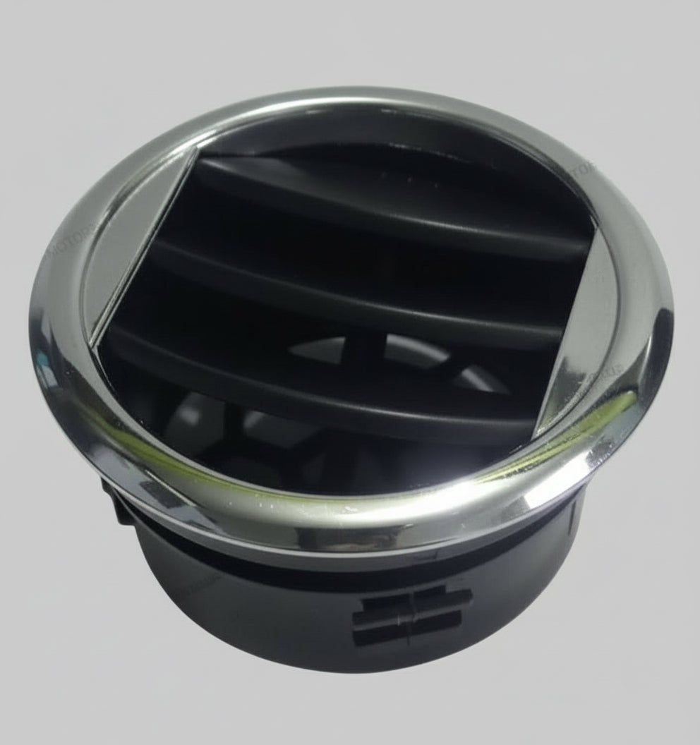 Car air vent with USB port on a white background