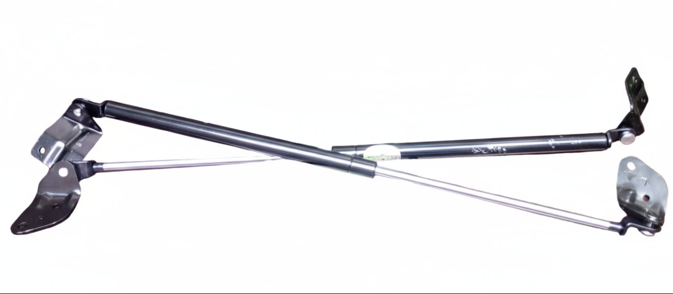 Two metal shock absorbers on a wooden table with 'Diggi shock RA1000' text above.