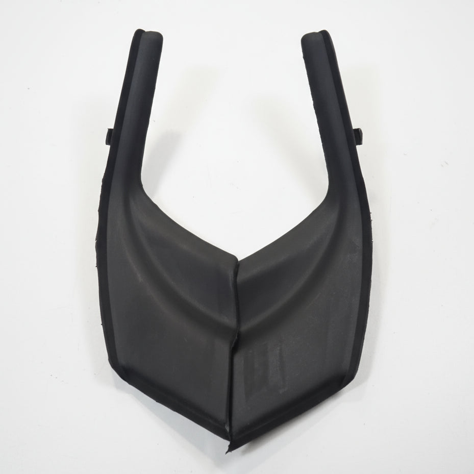 Black car fender on a white background