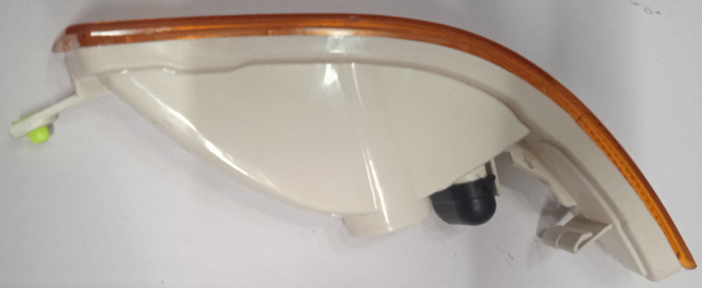 Car headlight cover on a white background