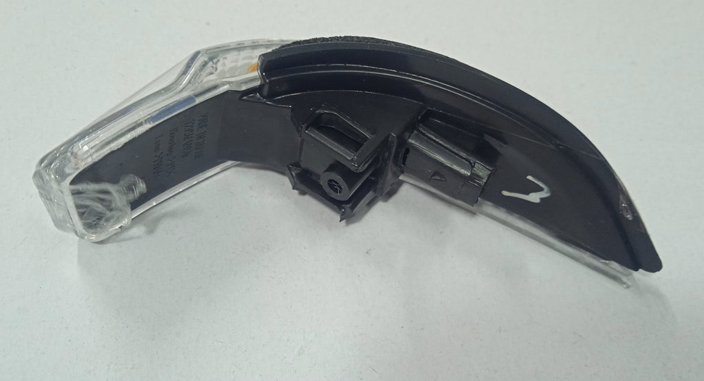 Car headlight cover on a white background