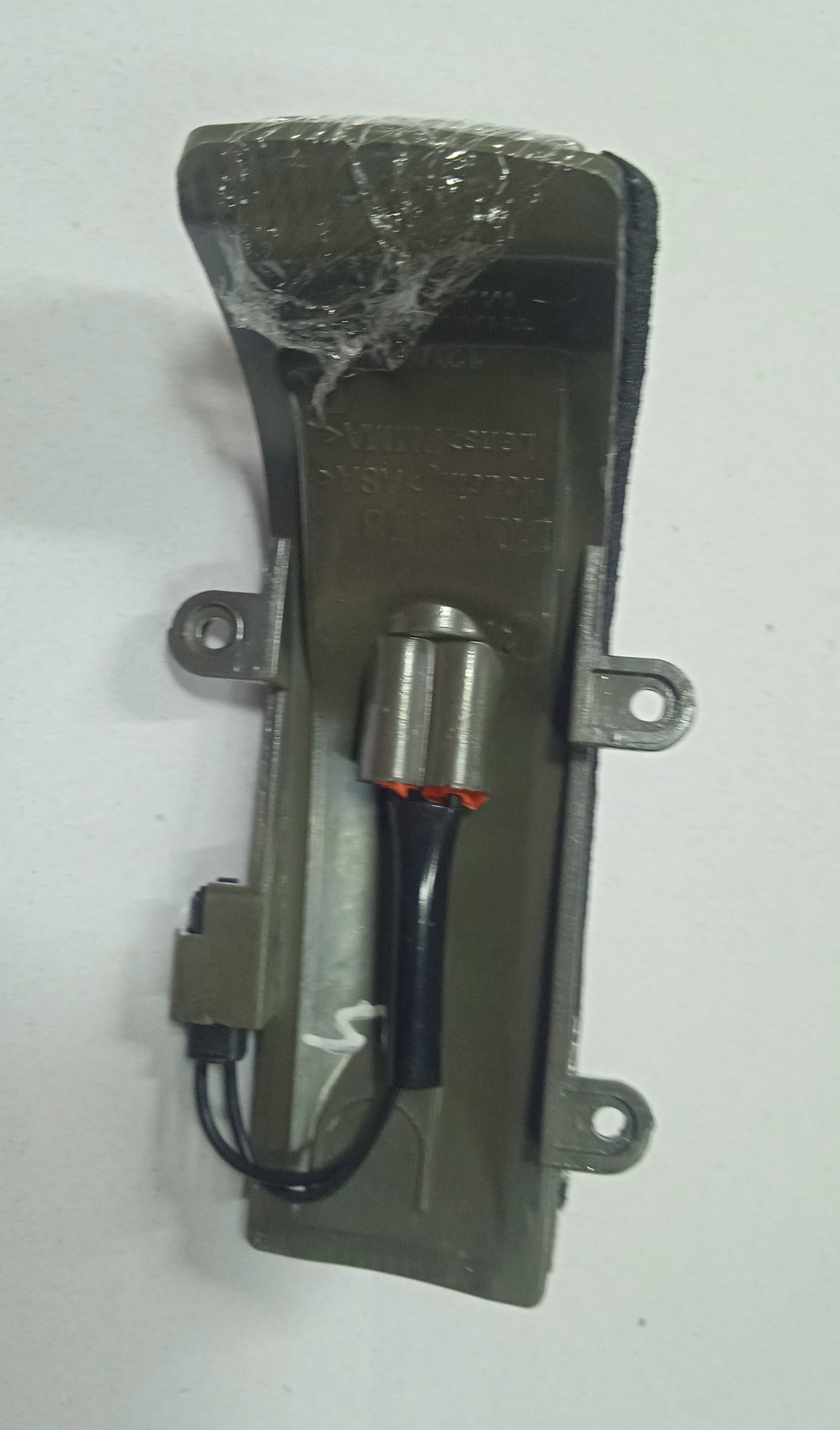 Electrical component with wiring on a white background