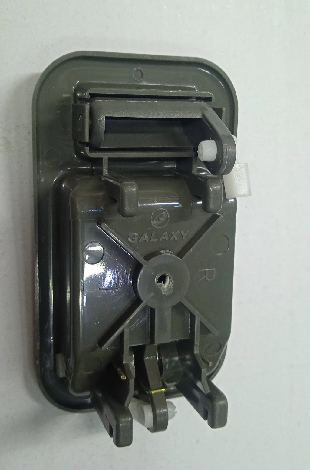 Mechanical component with 'Galaxy' branding on a white background