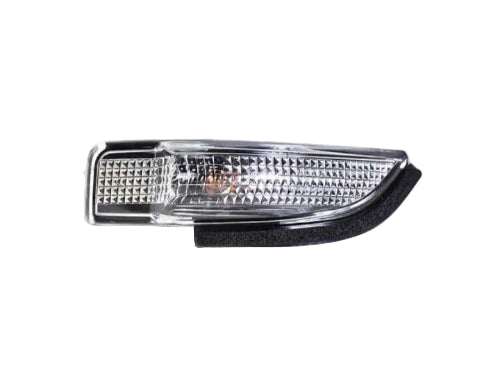 Car side marker light on a white background