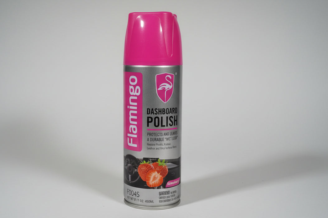 Flamingo Multi Purpose Polish for Dash Board and Enhances Shine Etc 450 ml