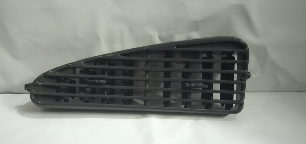 Black car grille on a white background