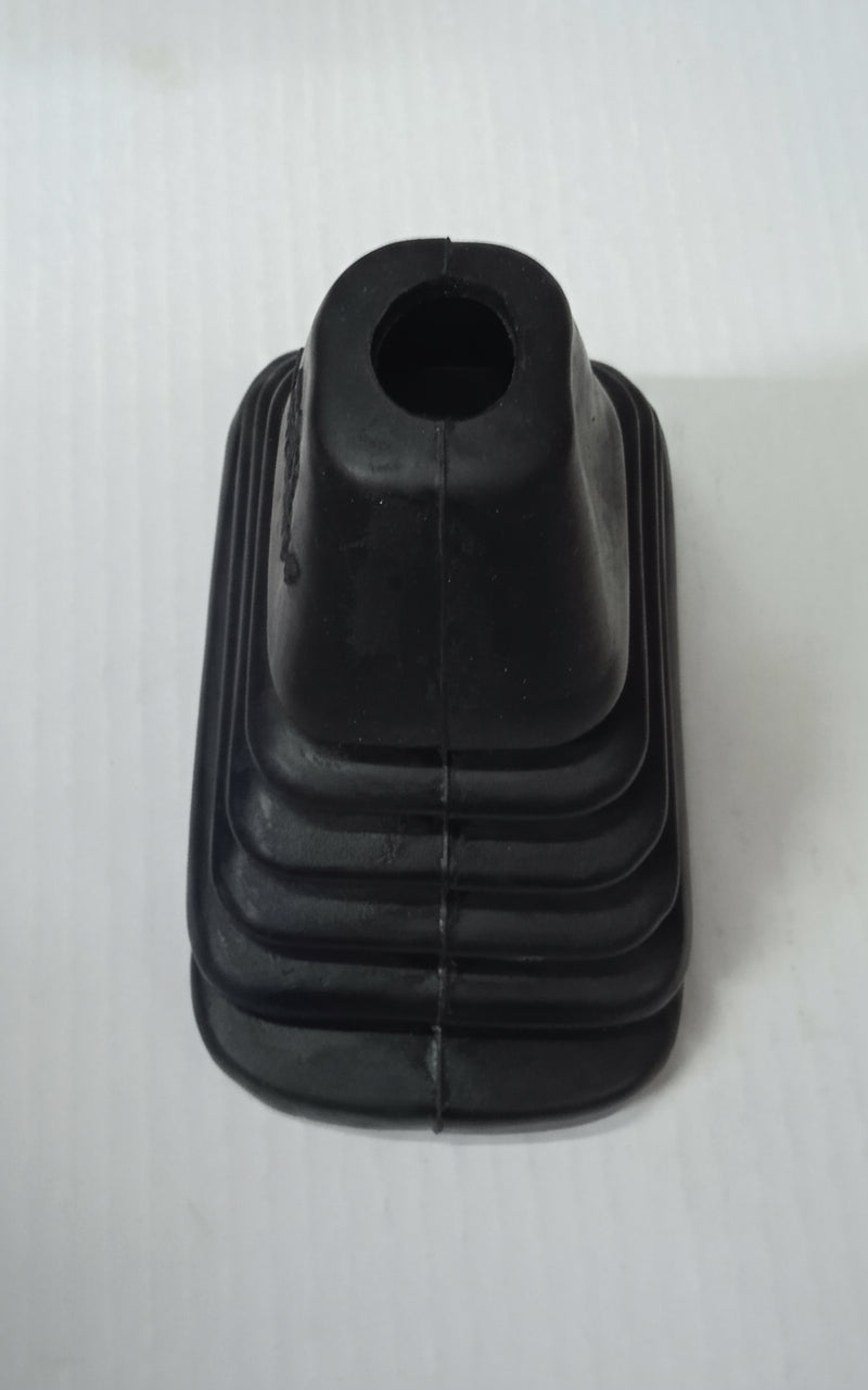 Black rubber bumper on a white background