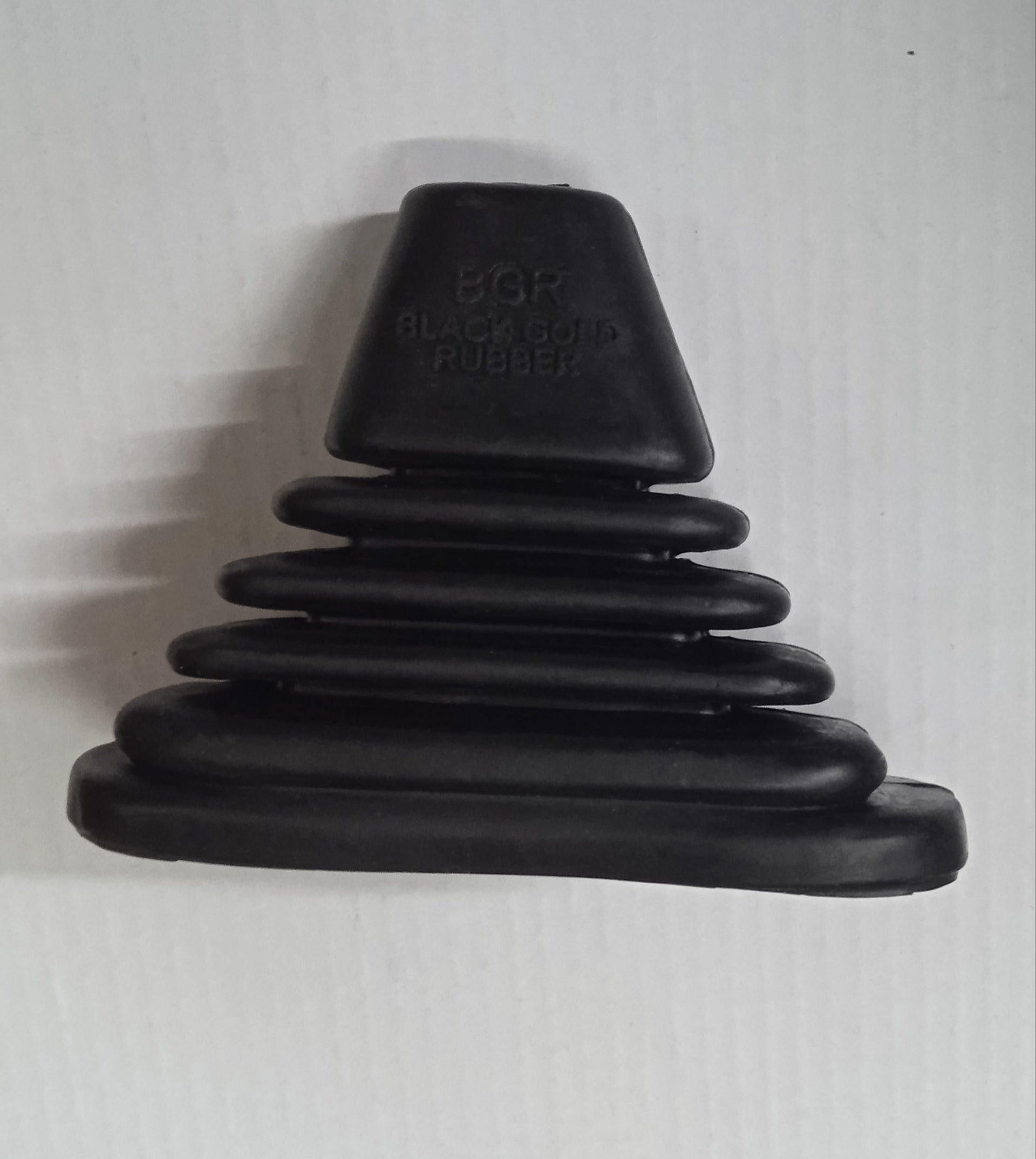 Black rubber bumper with 'Bior Black Bona Rubber' branding on a white background