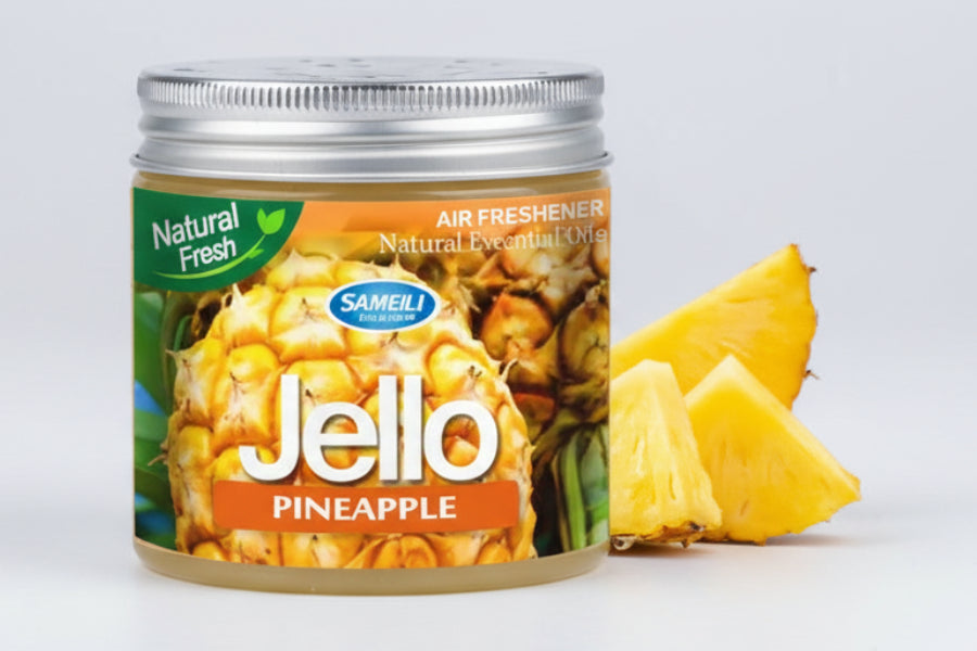 Jello Air Freshener Gel-Car Fragrance Gel For Car Desire Perfume Gel (Pineapple)