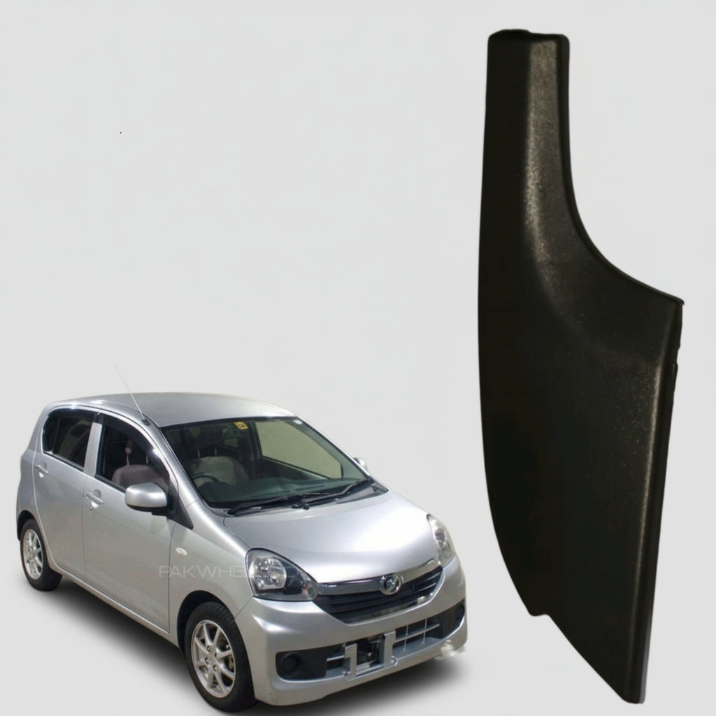 Car fender guard with car and close-up of fender area on a white background