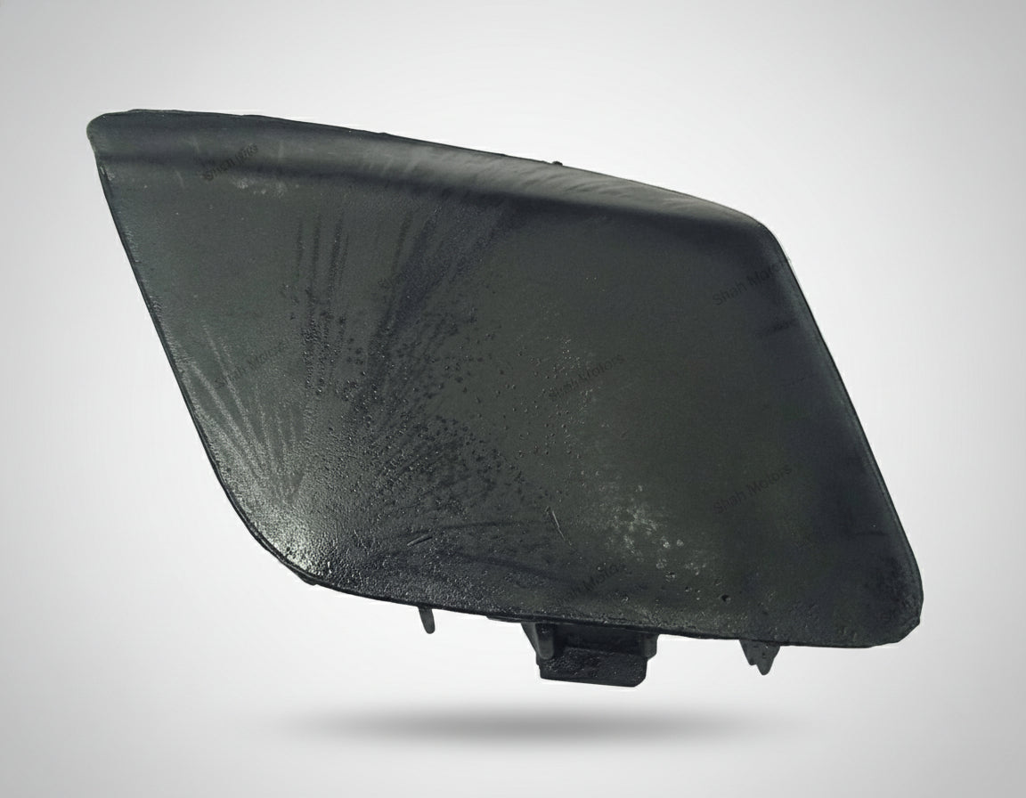 Black rubber gasket on a white background