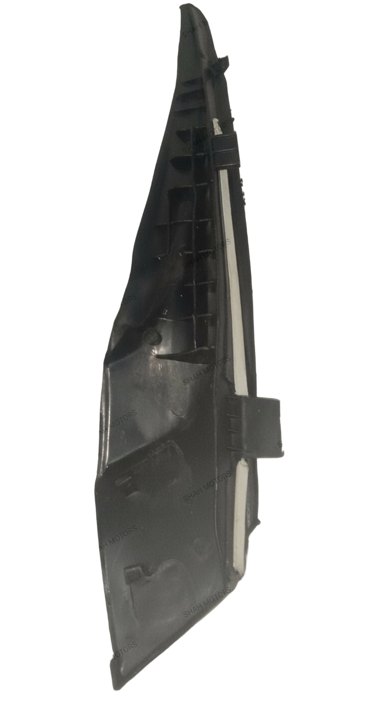 Car fender liner on a white background