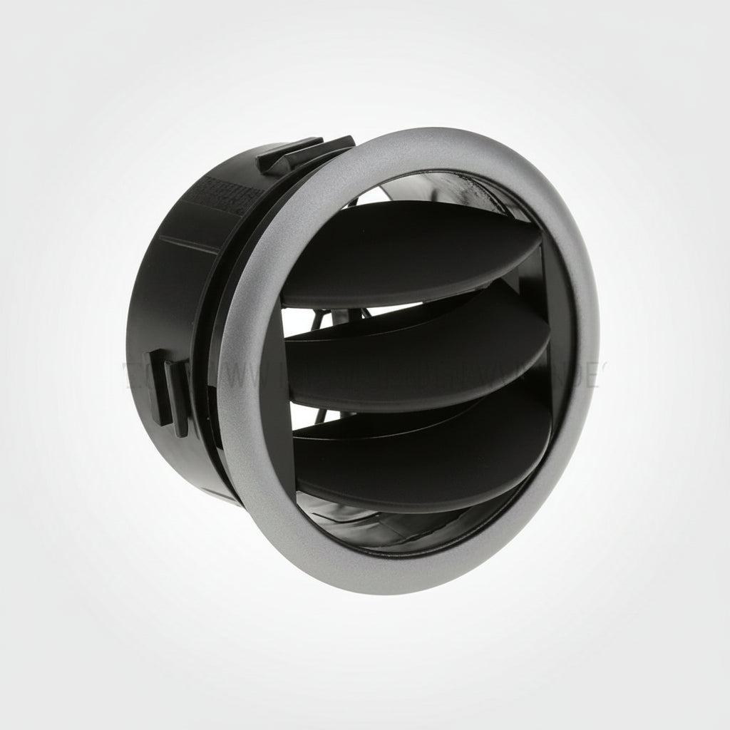 Metallic fan blade with black housing on a white background, featuring the NDE logo.