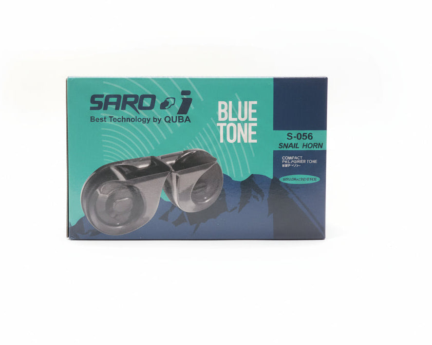 Box of Saro Blue Tone binoculars on a wooden surface