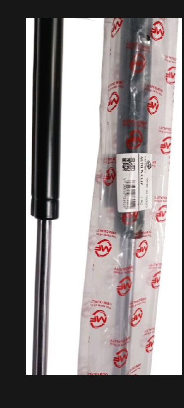 Car spare part in packaging with visible brand logo on a white background