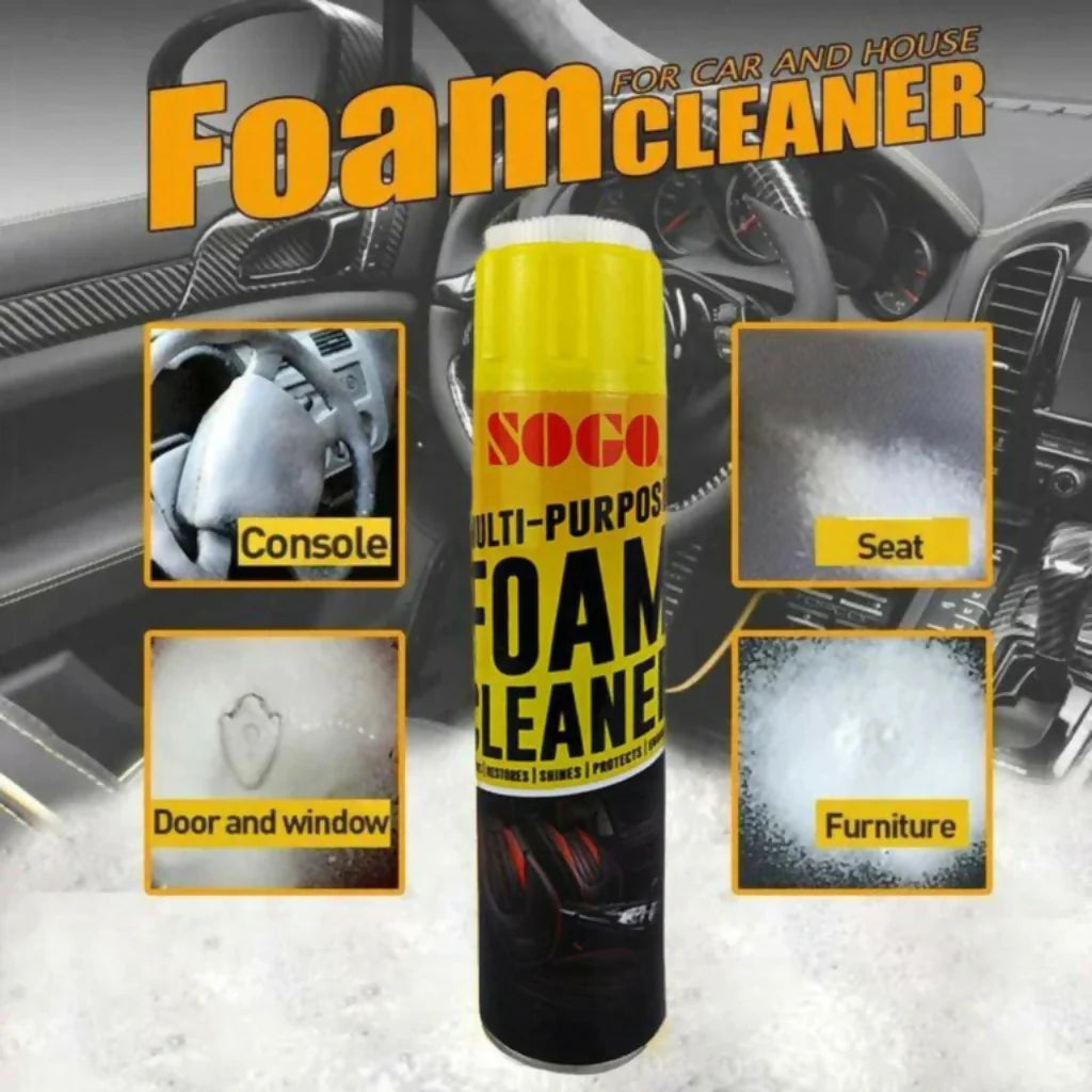 Sogo Multi Purpose Form for Cleaner Carpet Leather Foam Cleaner Etc 650 ml