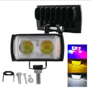 Car light bar with additional components on a white background