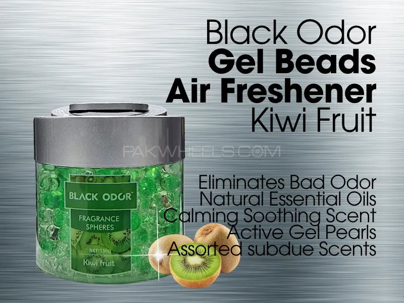 Black Odor Spheres Air Freshener Gel-Car Desire Perfume Gel Kiwi