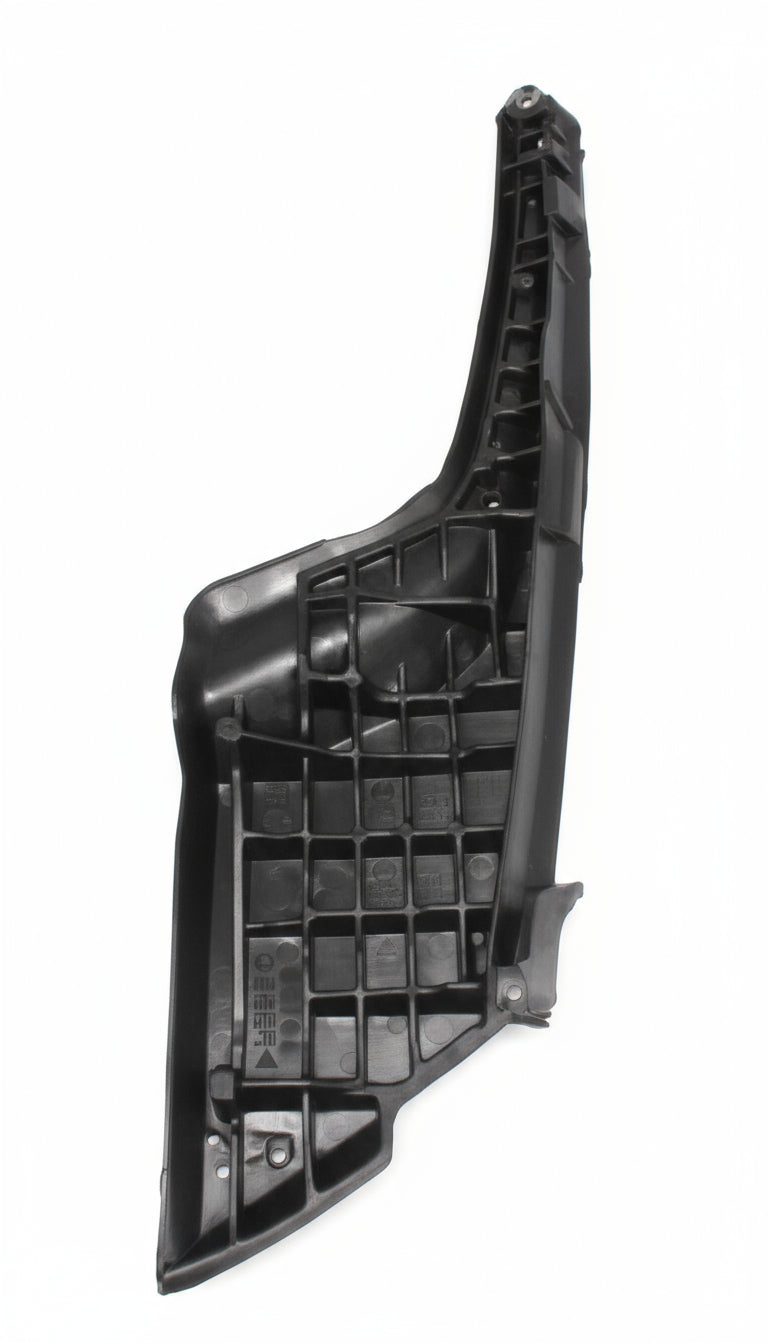 Car air vent on a white floor