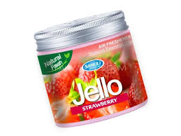 Jello Air Freshener Gel-Car Fragrance Gel For Car Desire Perfume Gel (Strawberry)