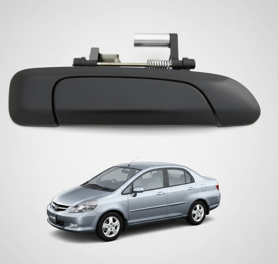 Car rearview mirror on a white background with a visible brand logo.