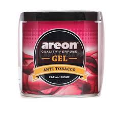 Areon anti-tobacco gel packaging on a white background