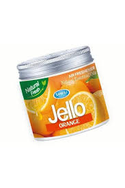 Jello Air Freshener Gel-Car Fragrance Gel For Car Desire Perfume Gel (Orange)