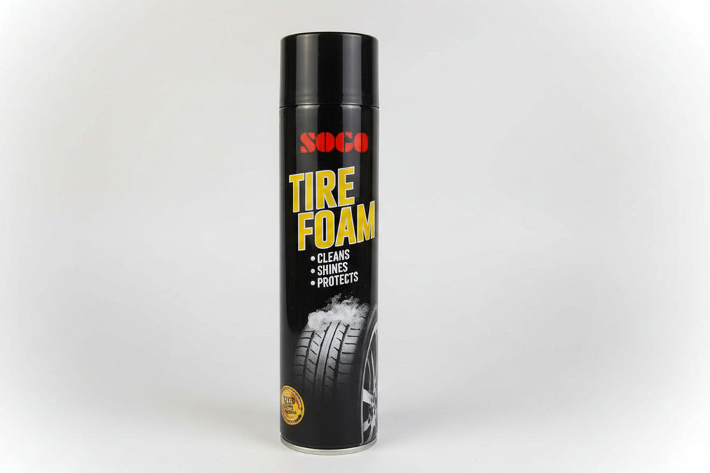 Sogo Tire Foam for Tire Cleans Shines Protects 650ML