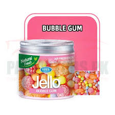 Jello Air Freshener Gel-Car Fragrance Gel For Car Desire Perfume Gel (Bubble Gum)