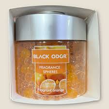 Black Odor Spheres Air Freshener Gel-Car Desire Perfume Gel Fragrant orange