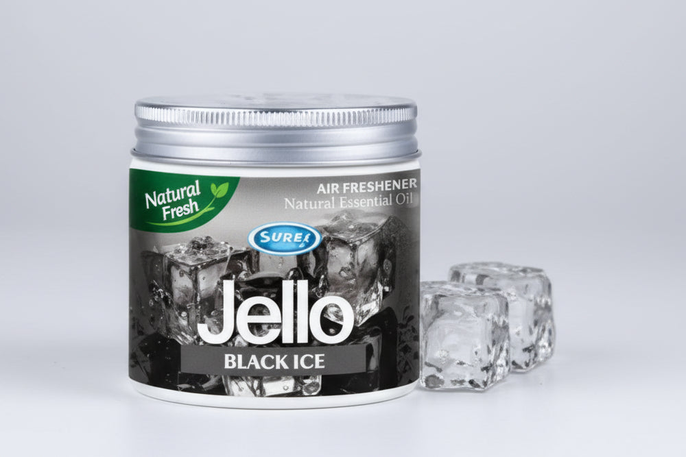 Jello Air Freshener Gel-Car Fragrance Gel For Car Desire Perfume Gel (Black Ice)
