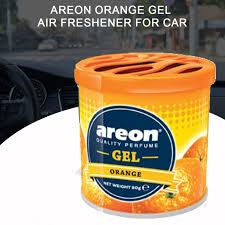 Areon Air Freshener Gel-Car Fragrance Gel For Car Desire Perfume Gel (Orange)