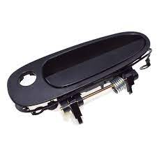 Black mechanical component on a white background