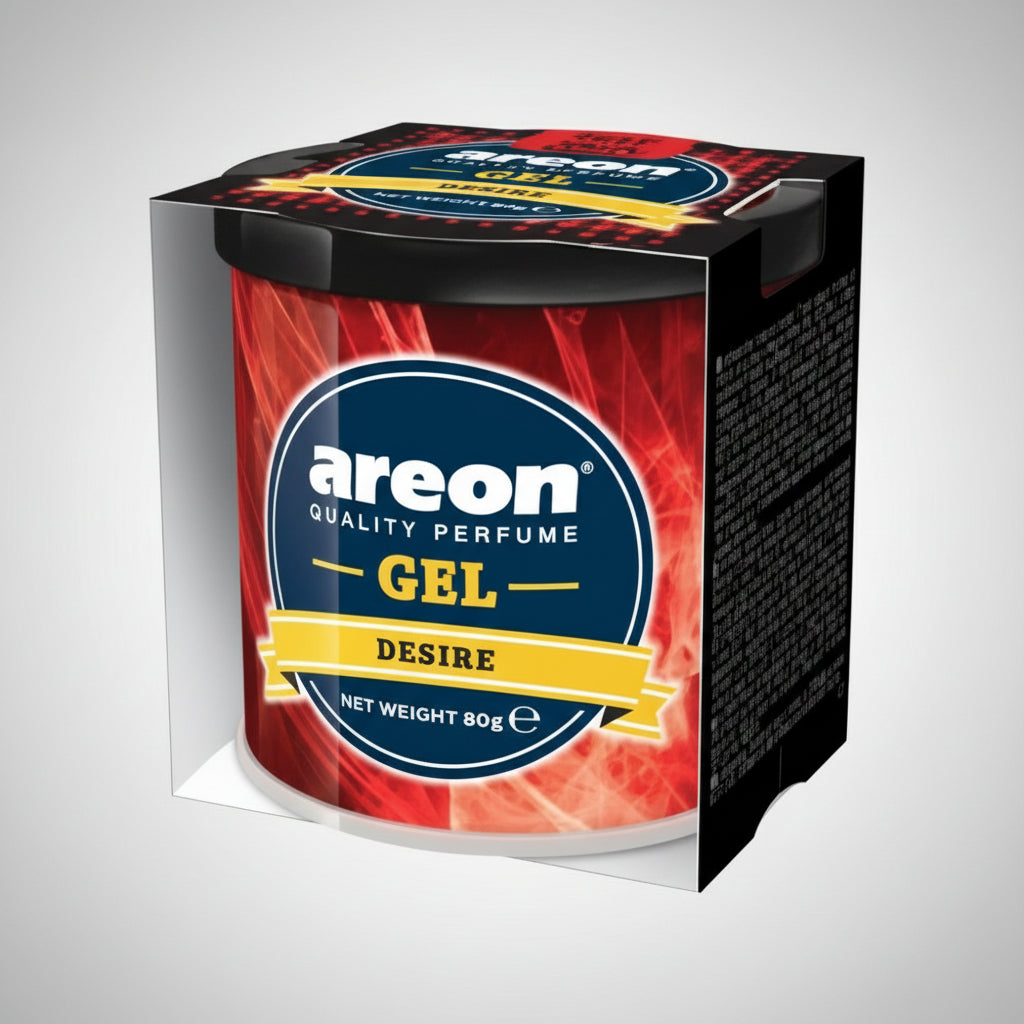 Areon Gel Desire perfume packaging on a white background