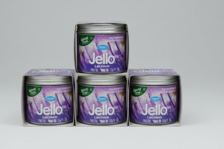 Jello Air Freshener Gel-Car Fragrance Gel For Car Desire Perfume Gel (Lavender)