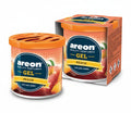 Two containers of Areon gel with packaging on a white background