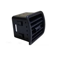 Black car air vent on a white background