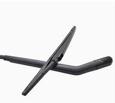 Black hair straightener on a white background