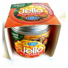 Jello Air Freshener Gel-Car Fragrance Gel For Car Desire Perfume Gel (Pineapple)