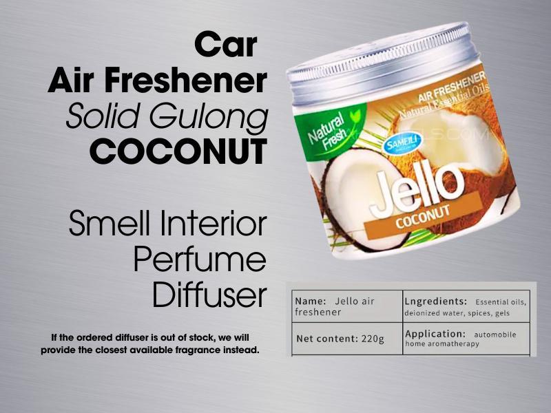 Jello Air Freshener Gel-Car Fragrance Gel For Car Desire Perfume Gel (Coconut)