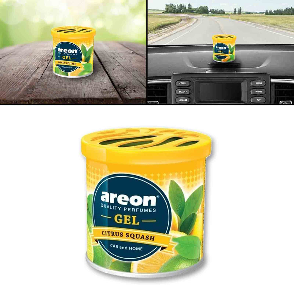 Areon Air Freshener Gel-Car Fragrance Gel For Car Desire Perfume Gel (Citrus Squash)