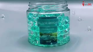 Black Odor Spheres Air Freshener Gel-Car Desire Perfume Gel Wish