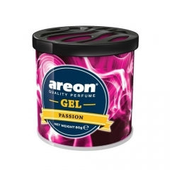 Areon GEL Passion container with pink and purple design on a white background
